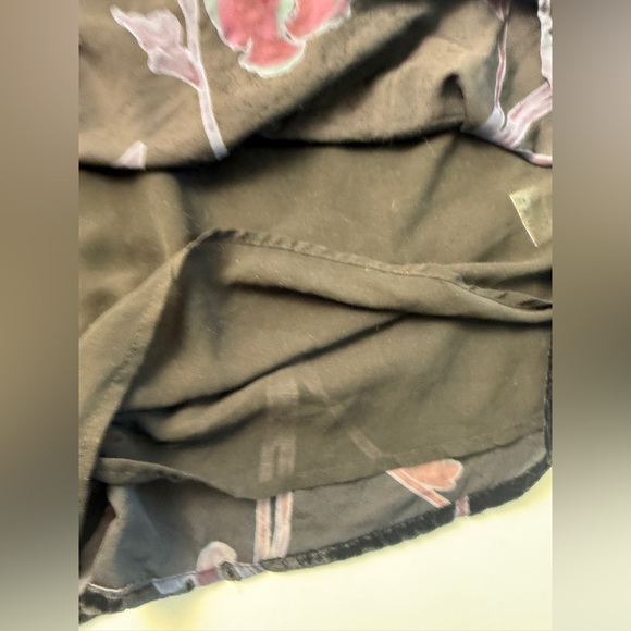 NWOT Kut from the Kloth Burnout Black Purple Velvet Sheer Dress Long Sleeve 8 - Picture 7 of 16